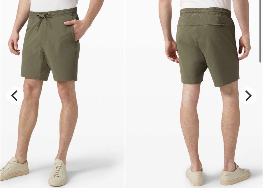 Lululemon Mens Bowline Short Large 8”
